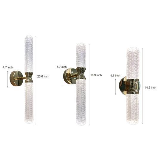 Minimalist Strip LED Wall Sconce with 3-Step Dimming