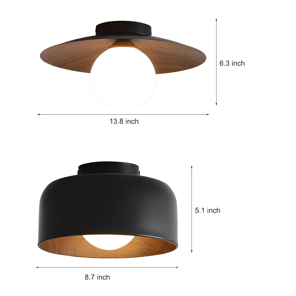 Minimalist Bowl-Shaped – LED Nordic Ceiling Light Flush Mount