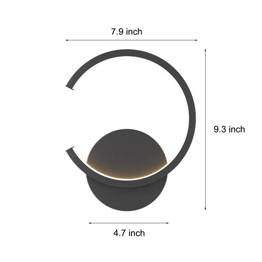Round Stepless Dimming Nordic LED Wall Lamp