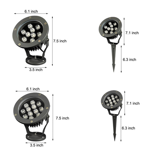 Elegant European Style Black LED Outdoor Pathway Lamp Post