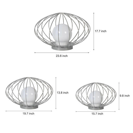 Mushroom Cage Shape LED Waterproof Modern Lawn Lamp
