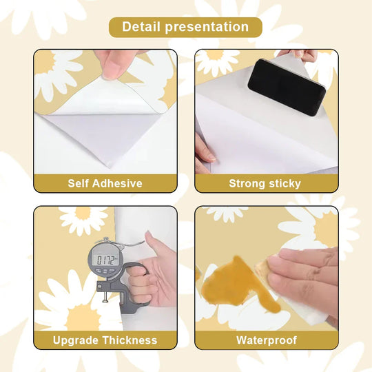 Large Format Daisy Archway Wall Mural For Home Decor