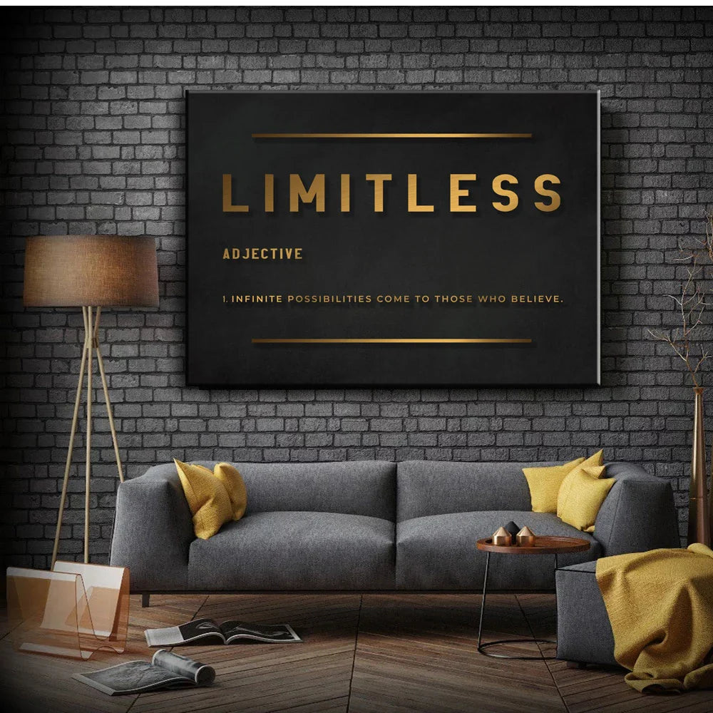 Success Hustle Inspirational Quotes Canvas Wall Art