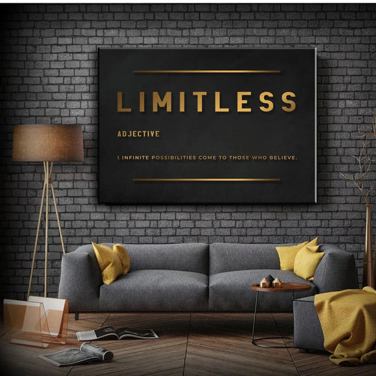 Success Hustle Inspirational Quotes Canvas Wall Art