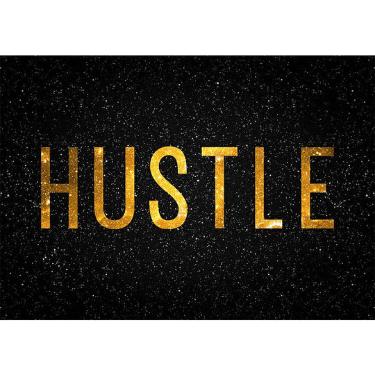 Success Hustle Inspirational Quotes Canvas Wall Art