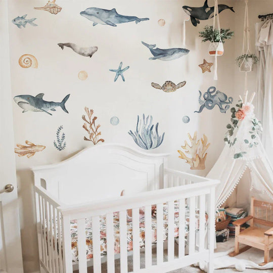 Marine Life Ocean Creatures Wall Decals