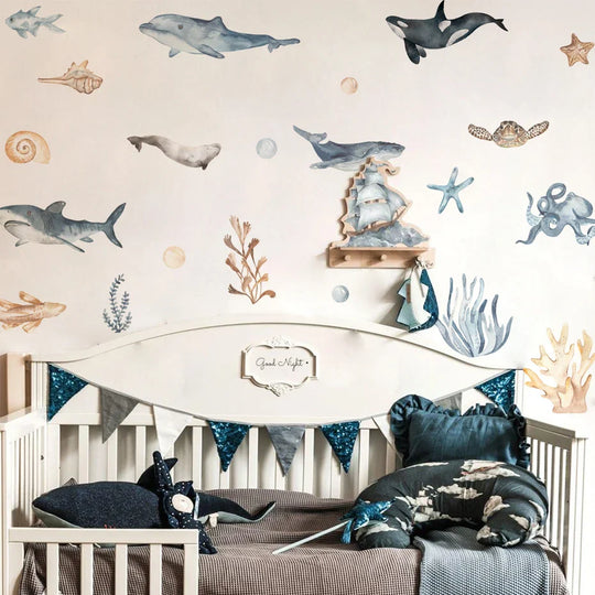 Marine Life Ocean Creatures Wall Decals