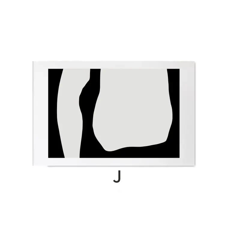 Minimalist Abstract Gallery Canvas Wall Art Print