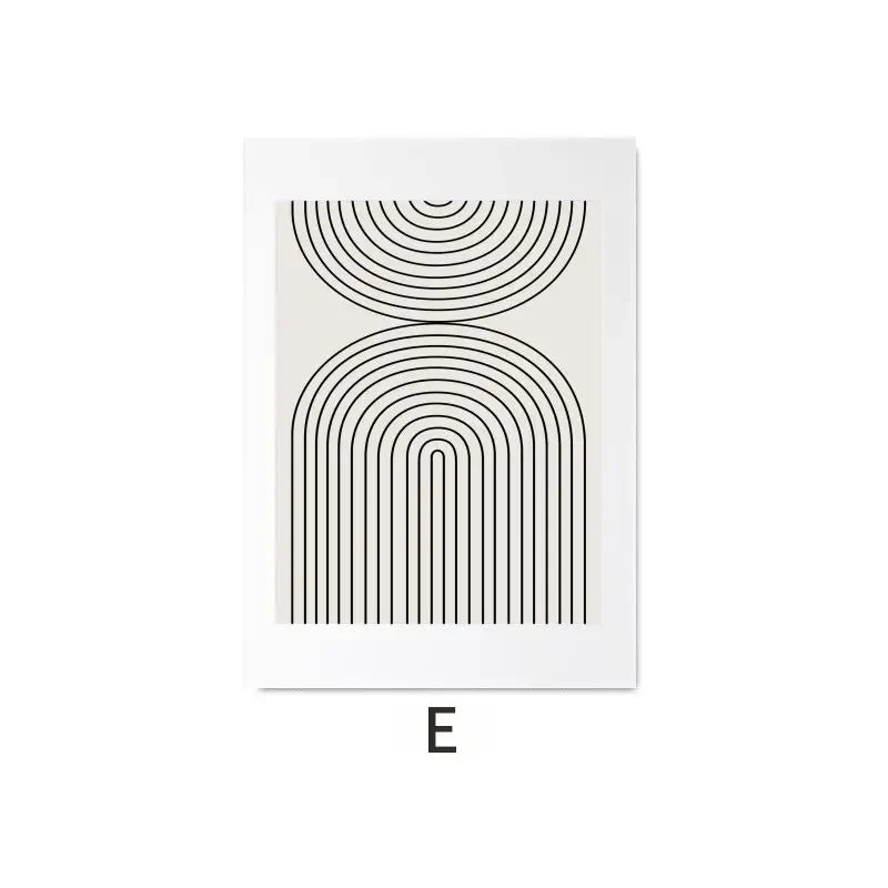 Minimalist Abstract Gallery Canvas Wall Art Print