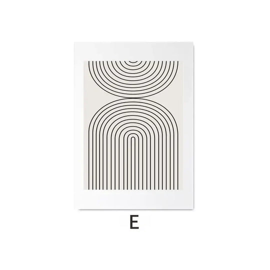 Minimalist Abstract Gallery Canvas Wall Art Print