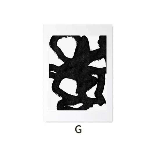 Minimalist Abstract Gallery Canvas Wall Art Print