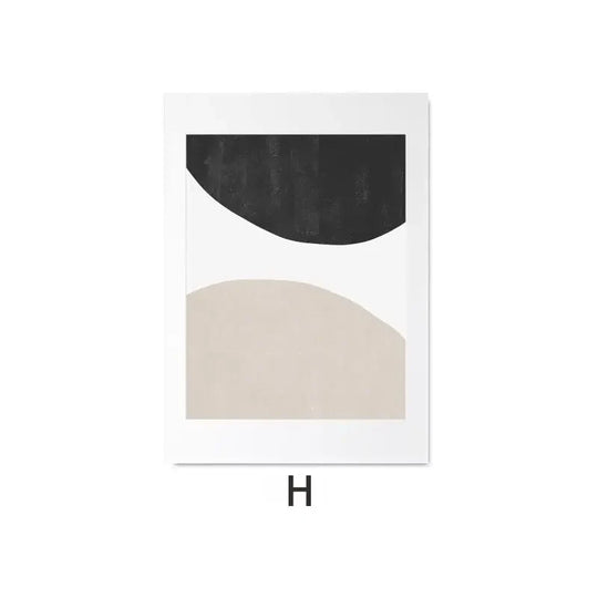 Minimalist Abstract Gallery Canvas Wall Art Print