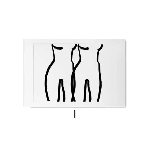 Minimalist Abstract Gallery Canvas Wall Art Print