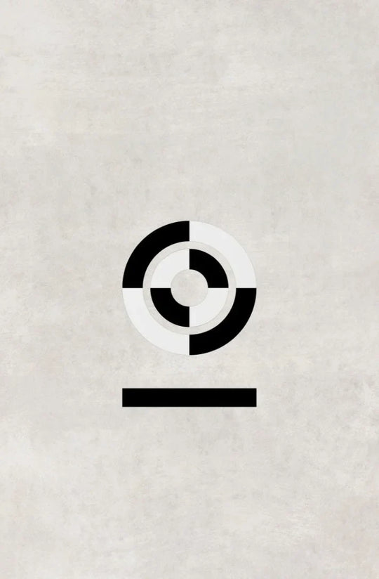 Minimalist Geometric Black White Abstract Canvas Wall Art