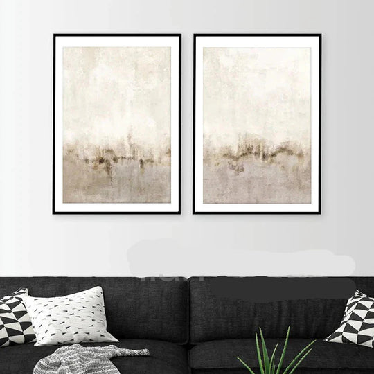 Minimalist Landscape Abstract Canvas Wall Art Print