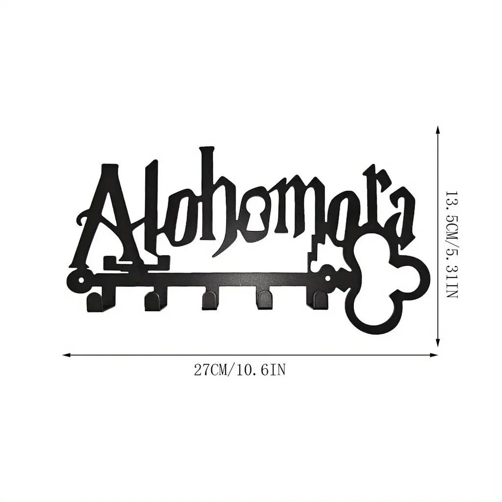 Minimalist Geometric Mountains Black Metal Wall Art Decor