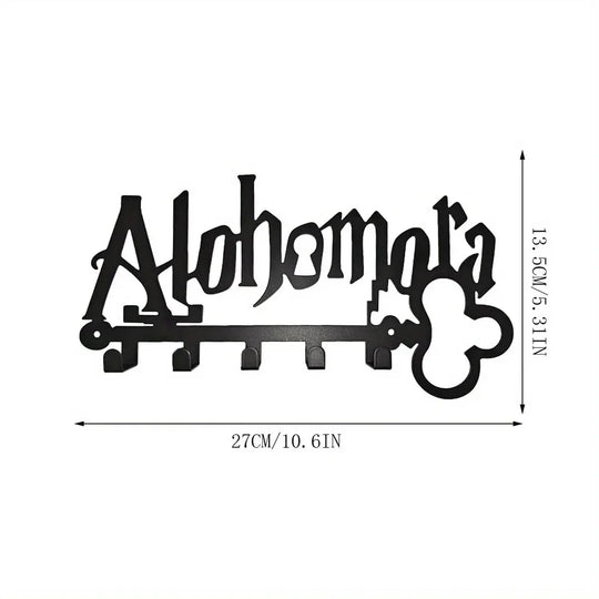 Minimalist Geometric Mountains Black Metal Wall Art Decor