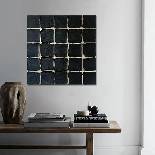 Hand Painted Minimalist Abstract Textured Canvas Art