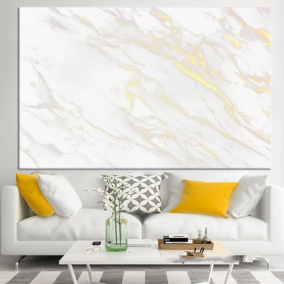 Modern Abstract Marble Print Canvas Wall Art