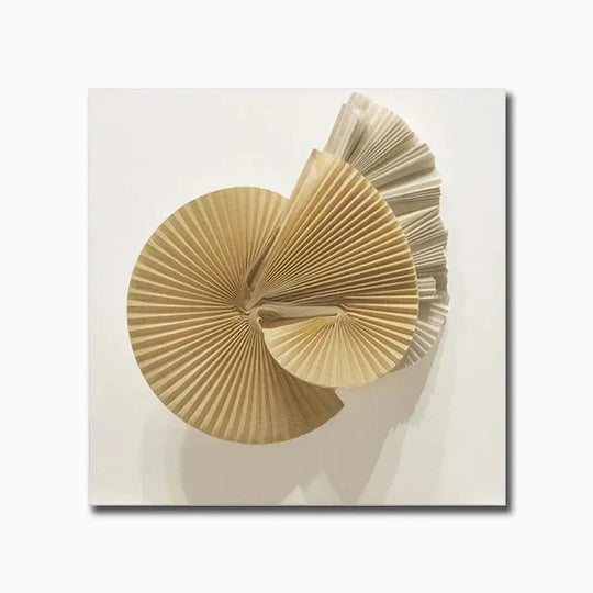 Black Golden Abstract Geometric Canvas Wall Art