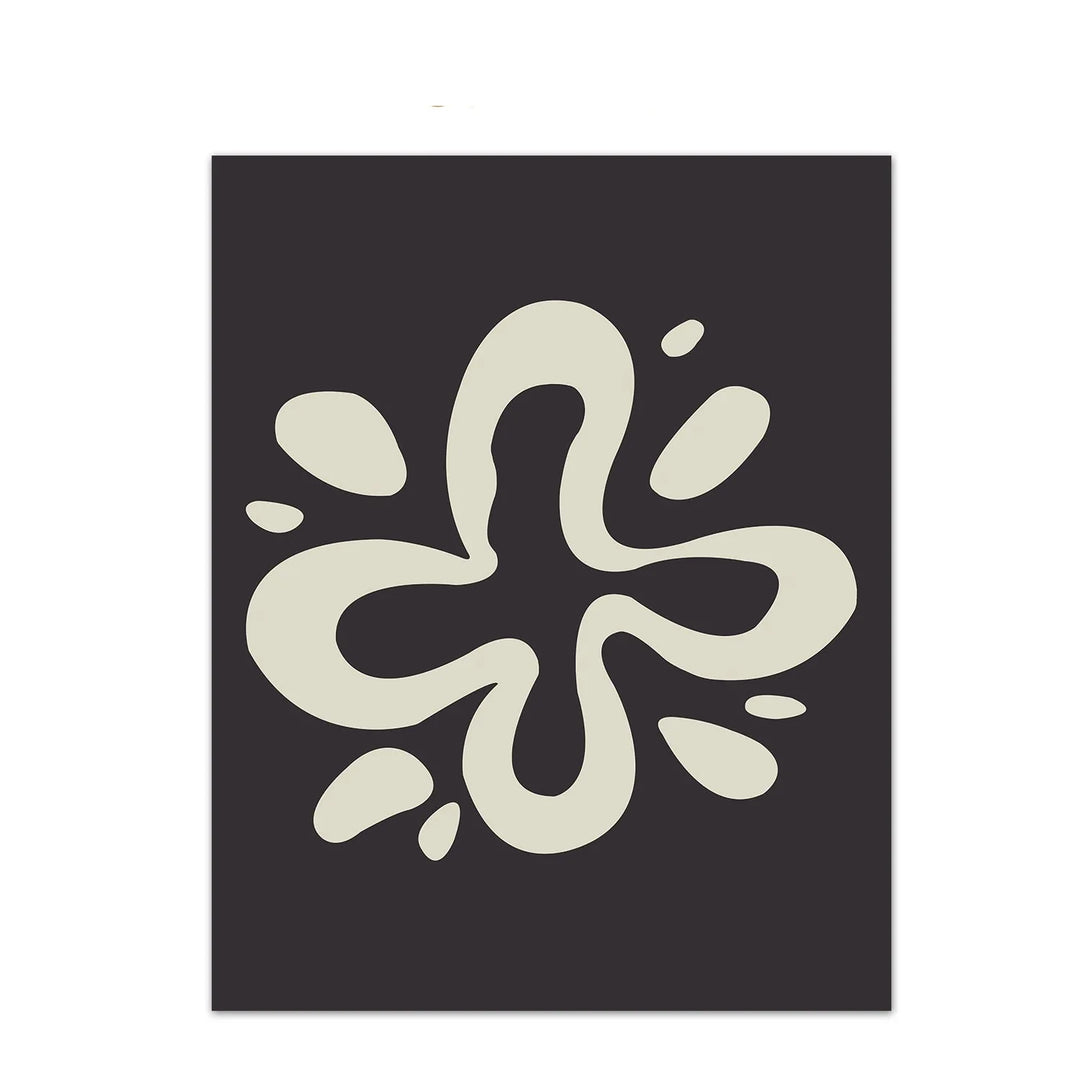 Modern Minimalist Abstract Geometric Wall Art Canvas Print