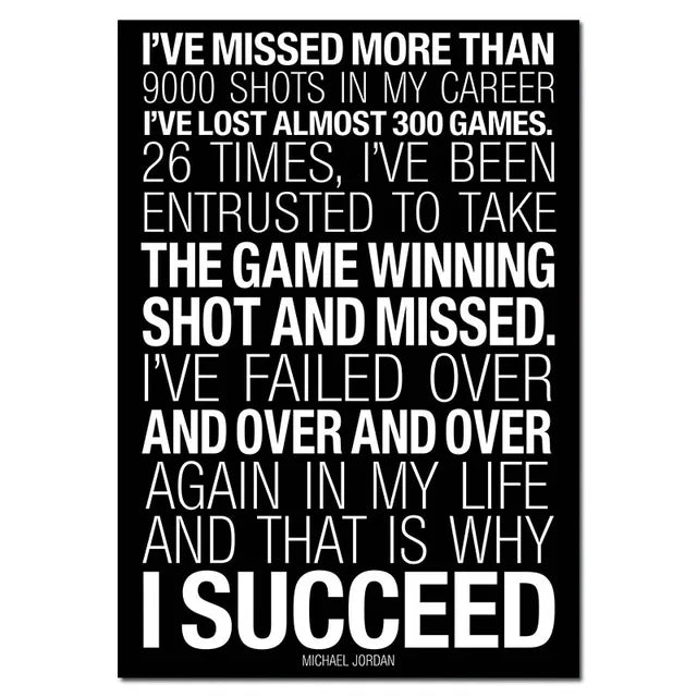 One Life Inspirational Quote Black White Canvas Wall Art