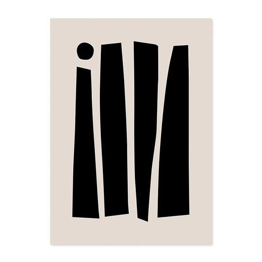 Neutral Tones Minimalist Abstract Canvas Wall Art