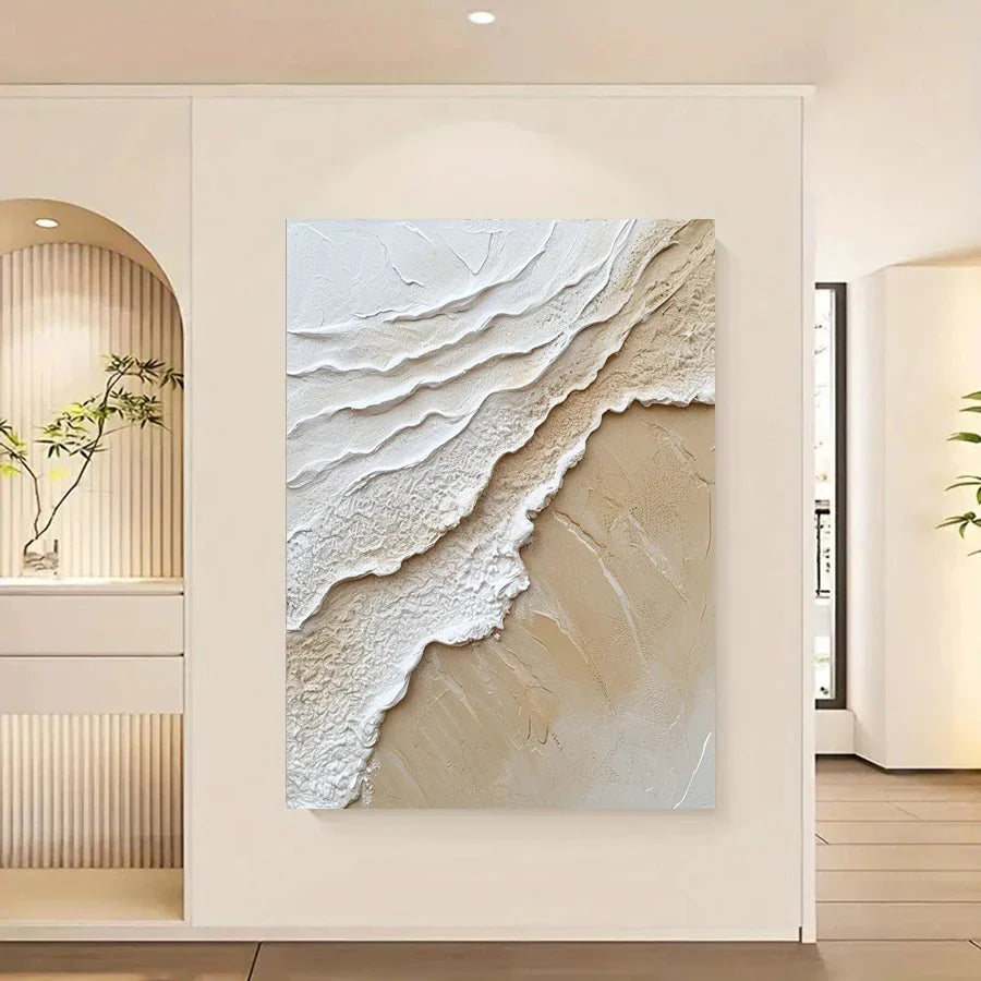 Ocean Wave Sea Surf Abstract Canvas Wall Art