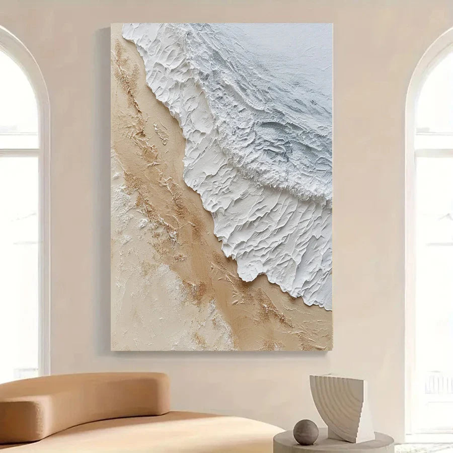 Ocean Wave Sea Surf Abstract Canvas Wall Art