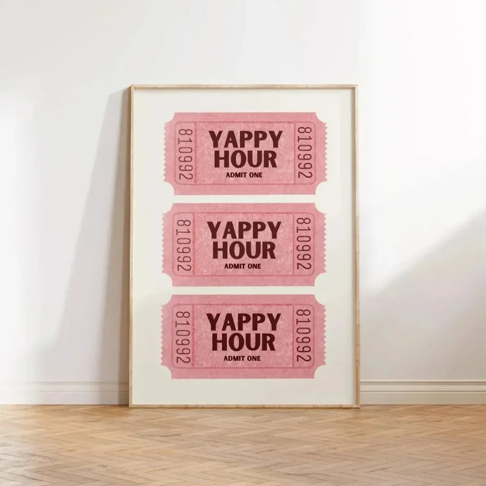 Modern Living Quotes Typographic Canvas Wall Art