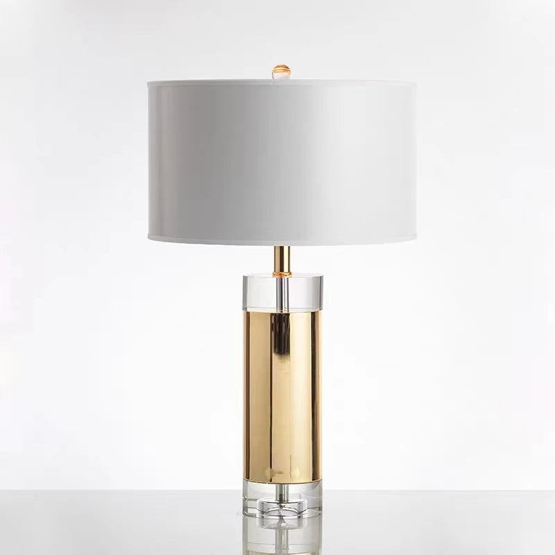 Modern Luxury Crystal Glass Table Lamp for Bedroom & Living Room