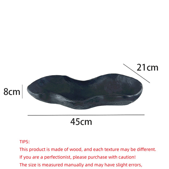 Wooden Fruit Tray Irregular Snack Serving Tray