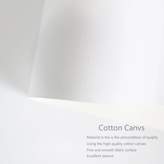 Abstract Golden Geometric Square Canvas Wall Art