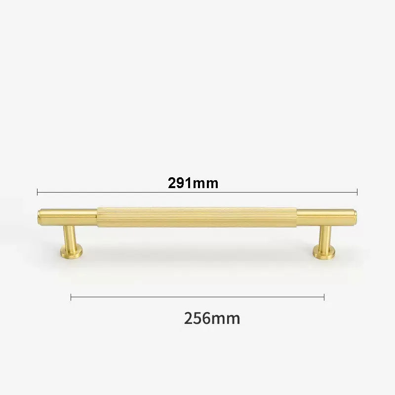 Gold Brass Cabinet Handles – Modern Bar Pulls and Knobs for Furniture