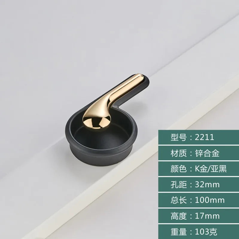 Modern Minimalist Zinc Alloy Handles – Invisible Embedded Cabinet Pulls