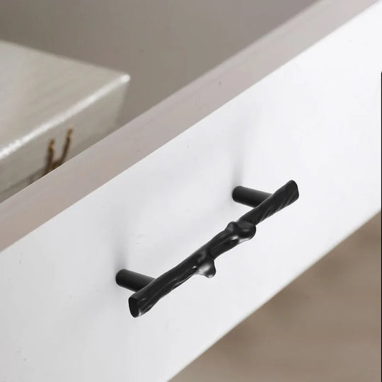 Antique Tree Pole Kitchen Handles – Zinc Alloy Drawer & Cabinet Pulls