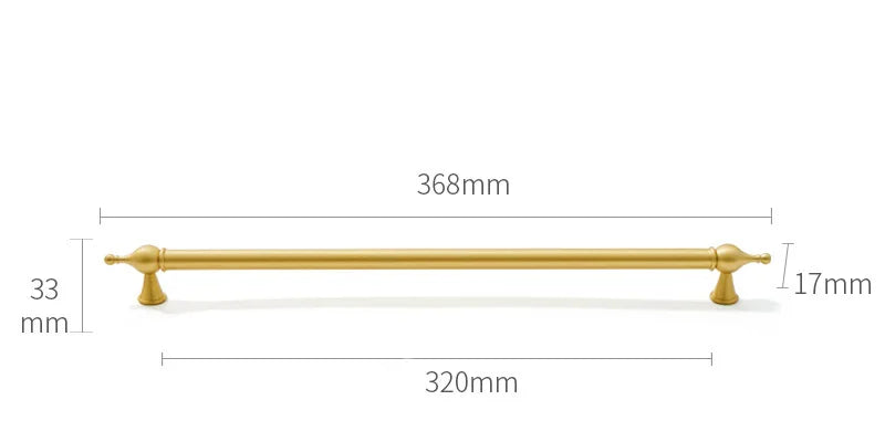 Satin Brass Cabinet Handles – French-Style Ball Knobs and Pulls for Furniture