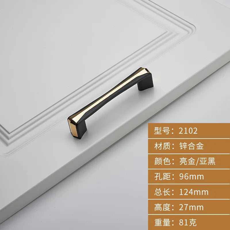American Zinc Alloy Cabinet Handles – Solid Drawer & Wardrobe Pulls