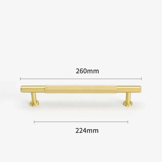 Gold Brass Cabinet Handles – Modern Bar Pulls and Knobs for Furniture