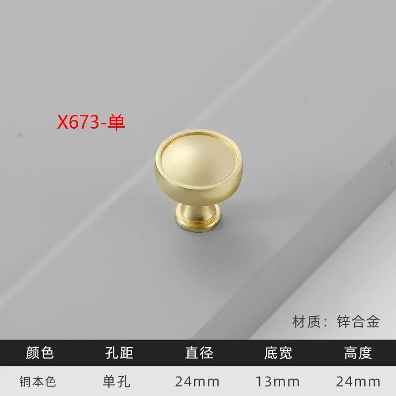 Modern Gold Kitchen Cupboard Handles – Decorative Chinese-Style Knobs