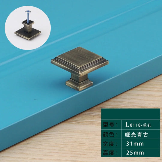 Light Luxury Bronze Cabinet Handles – Modern Drawer Pulls