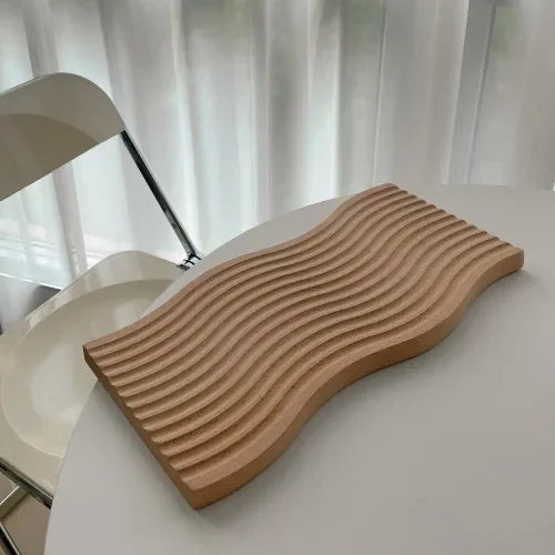 Japanese Style Wooden Tray for Modern Home Decoration