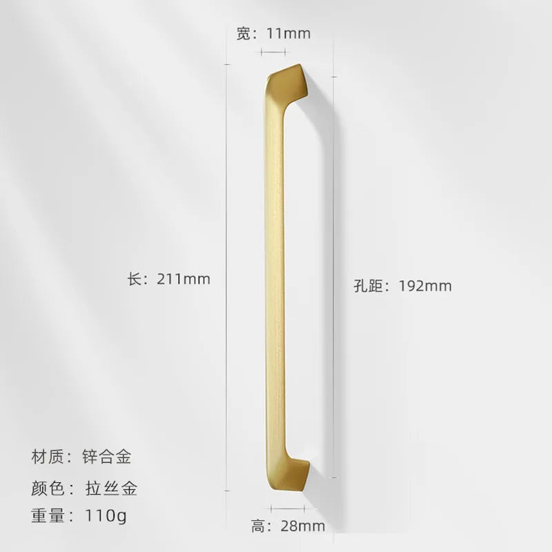 Modern Zinc Alloy Cabinet Handles – Kitchen Drawer Knobs