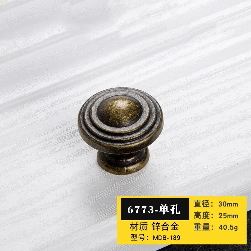Antique Bronze Cabinet Handles – Retro Vintage Drawer Pulls