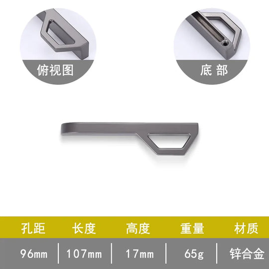 Gold and Pearl Grey Cabinet Handles – Modern Zinc Alloy Pulls for Furniture