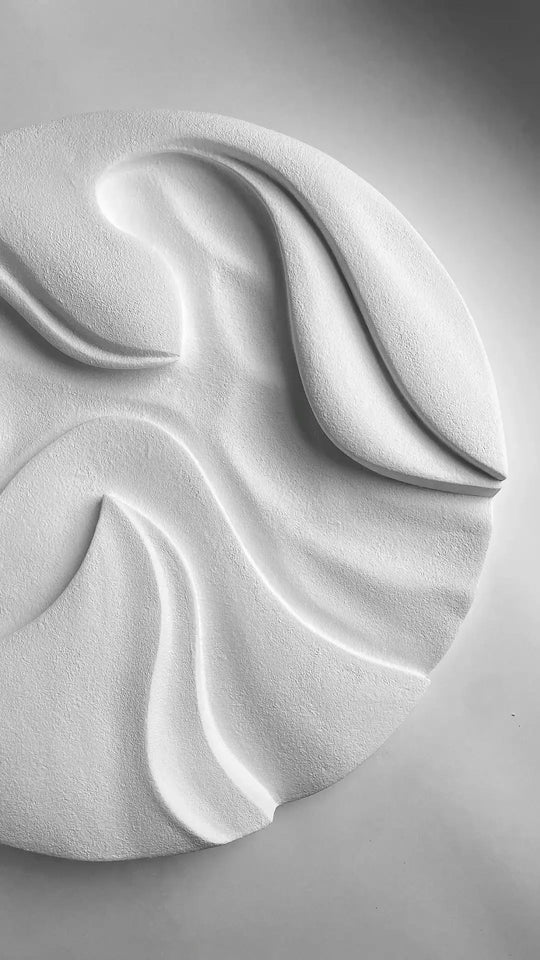 Large Abstract 3D Textural Canvas Wall Art Print