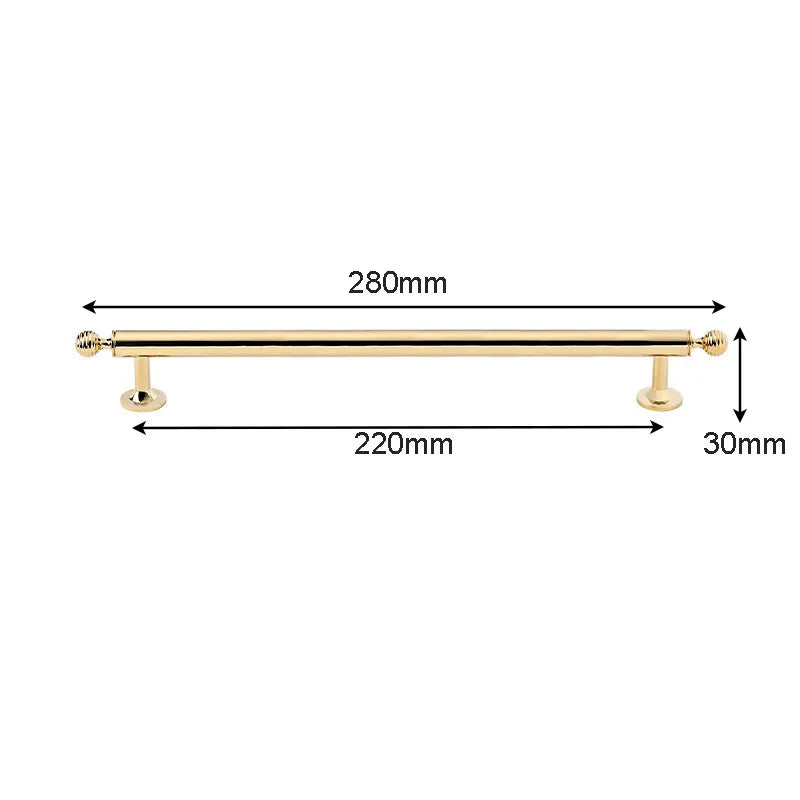 Polished Brass Cabinet Handles – PVD Gold and Chrome Knobs and Pulls for Furniture