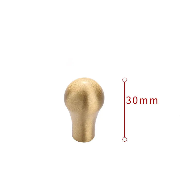 Solid Brass Cabinet Handles – Satin Brass Gold Pulls and Knobs for Furniture