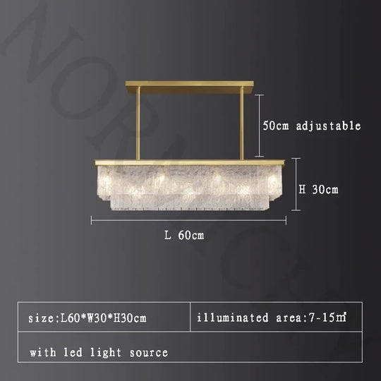 Modern Creative Water Ripple Glass Pendant Light – Luxurious LED Ceiling Fixture