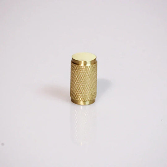 Knurled Brass T-Bar Handles – Modern Cabinet & Cupboard Pulls